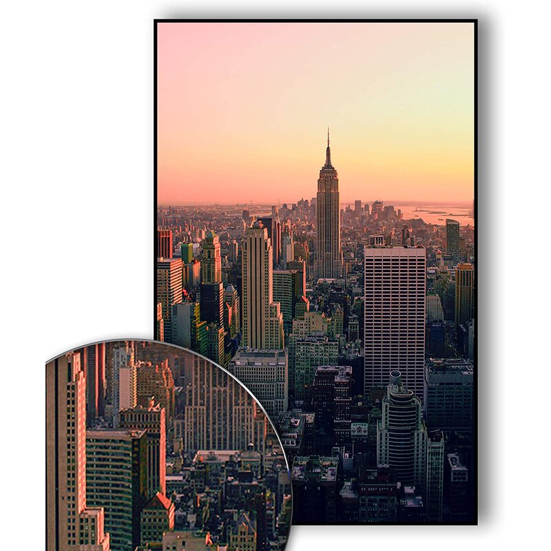 Golden Posters Foto Poster New York Skyline 70x50cm Gold 18 99 - New York City Canvas Wall Art Ikea